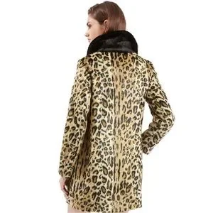 Topshop animal print hot sale coat